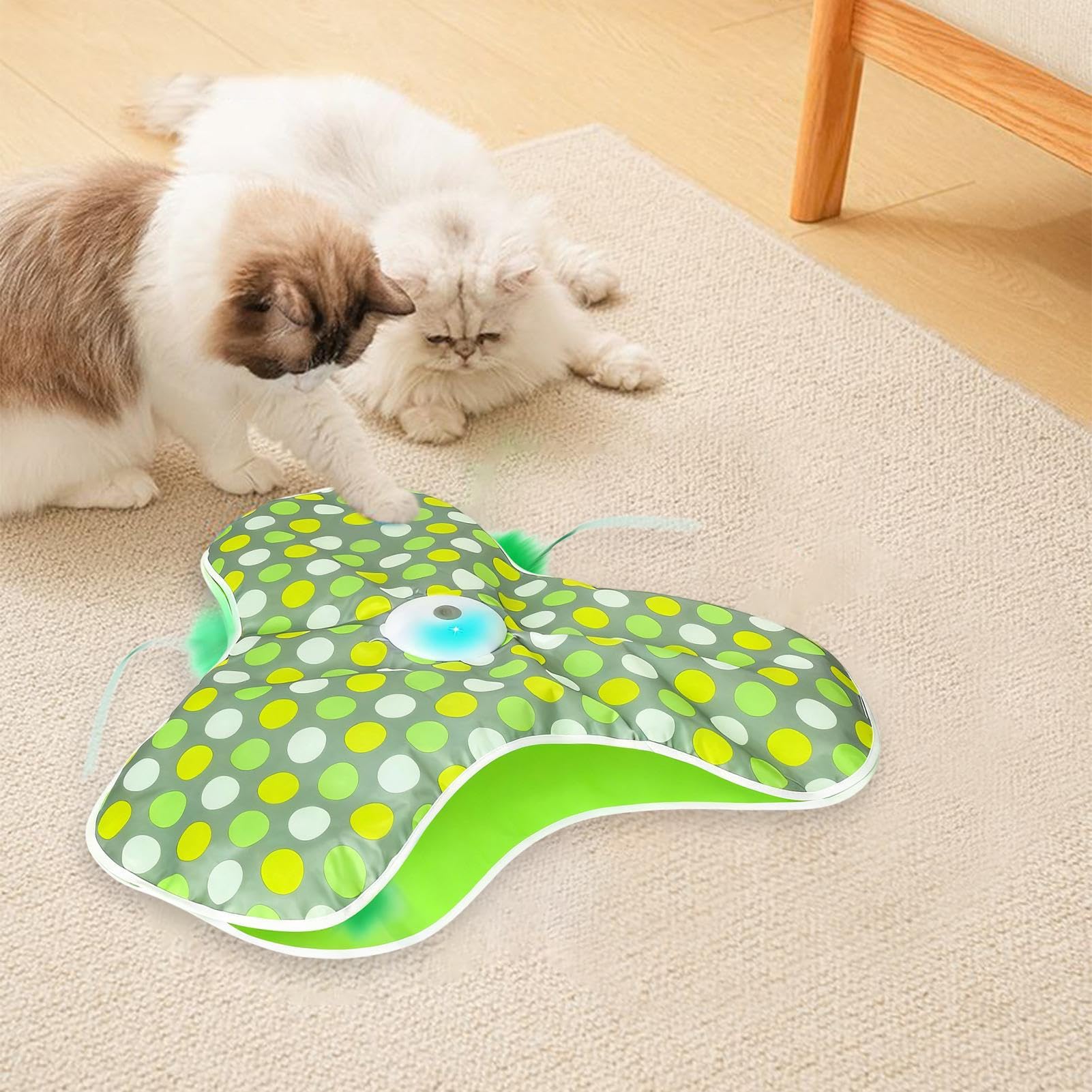 Jouet Électrique pour Chats à Leurres Cachés en Mouvement
