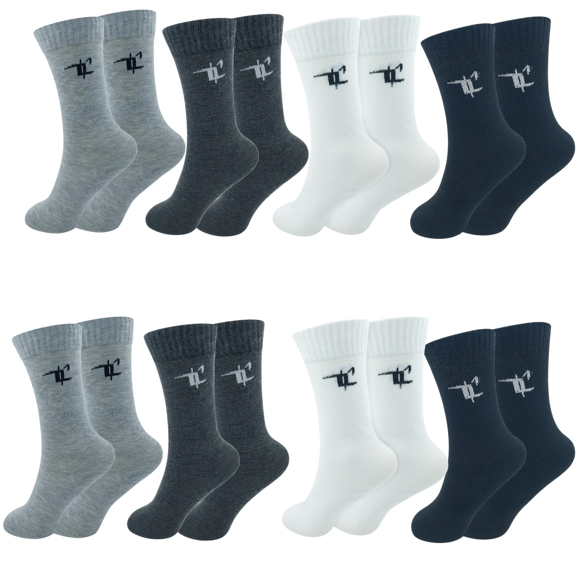 Calf Length Premium socks for men Made with combed cotton use for Regular office, Casual Wear - Gym Running & Ordor free, Breathable, Combo Pack socks - Free Size-image-12