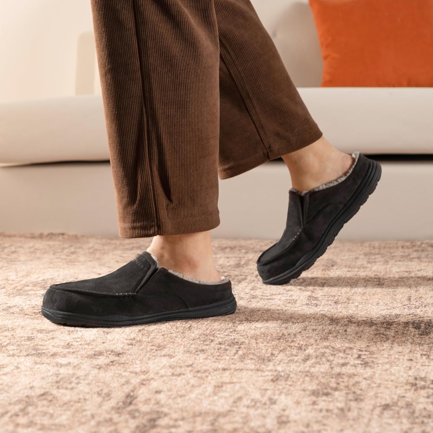 LazyStep Men's McCoy Cushioned Clog Slipper - Image 2