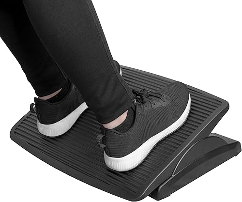 Miniatura 9 de Mount-It! Under Desk Footrest, Adjustable Foot Rest Under Desk with 3 Tilt Positions, Large Non Slip Office Foot Rest with Massaging Surface,