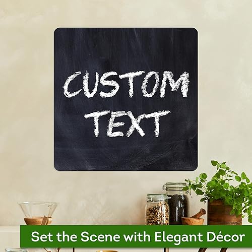 Miniatura 611 de My Sign Center - Letrero personalizado, 11 colores de fuente, 13 estilos de fuente, 4 opciones de agujero, 22 tamaños, 8 x 32 pulgadas, sin óxido,