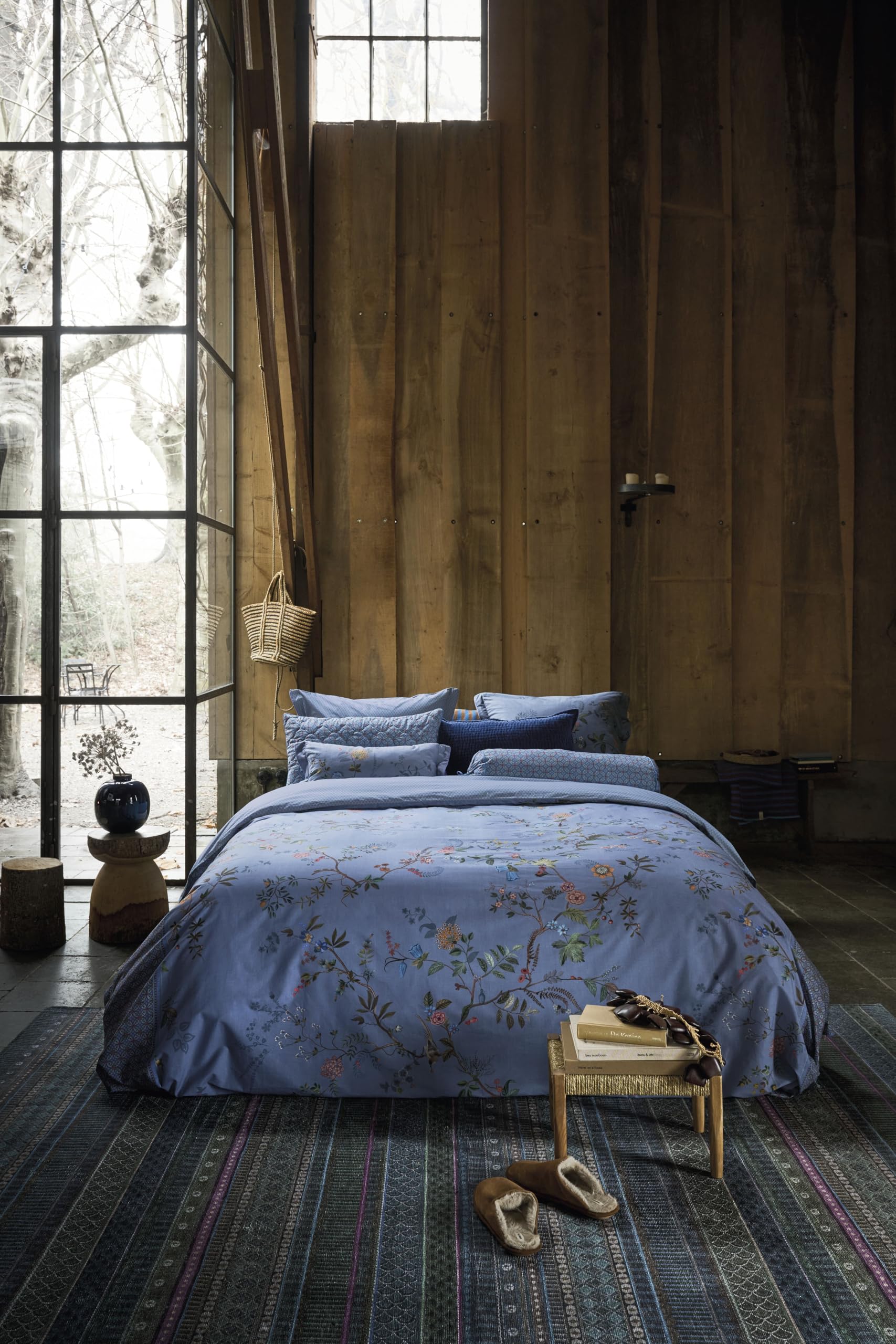 Pip Studio Bettbezug-Set Bustani Blau 155x220cm