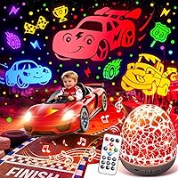 Vista 11 de Luz nocturna para niños, proyector de luz nocturna para bebé, luces nocturnas para dormitorio, proyector de estrellas, luces de estrella