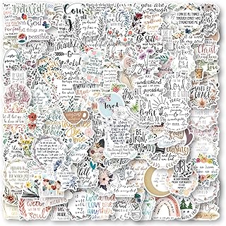 Bible Verses Stickers,100 PCS Christian Religious Stickers,Inspired Blossoms Stickers Laptop,Water Bottles,Luggage,Scrapbooking - Perfect Gifts for Kids,Teens,Adults (Bible Verses)