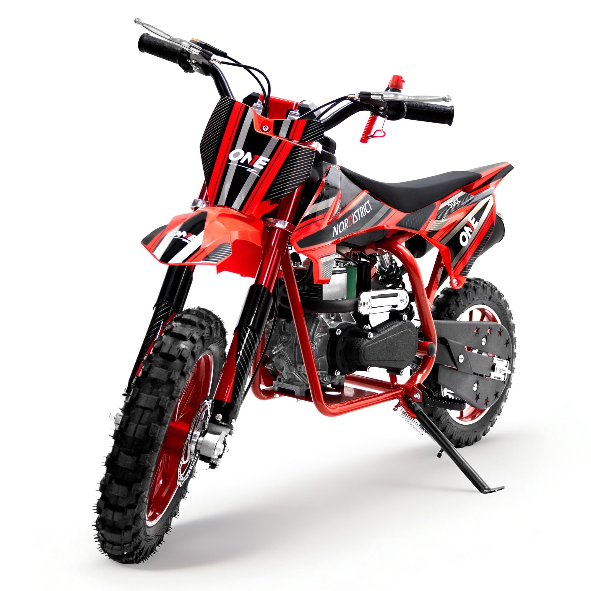 colem 50cc mini gas power dirt bikes KTOEBYCO Kids Bike, 4-Stroke Powered Motorcycle Up to 40MPH, Off-Road Dirt Bike for Kids 8-14 with Front Rear Disc Brakes, Double Shock Absorption : Toys & Games in a package small 30L or less Shimano bait runner 4500 Color:TEAM SHOCK PINK