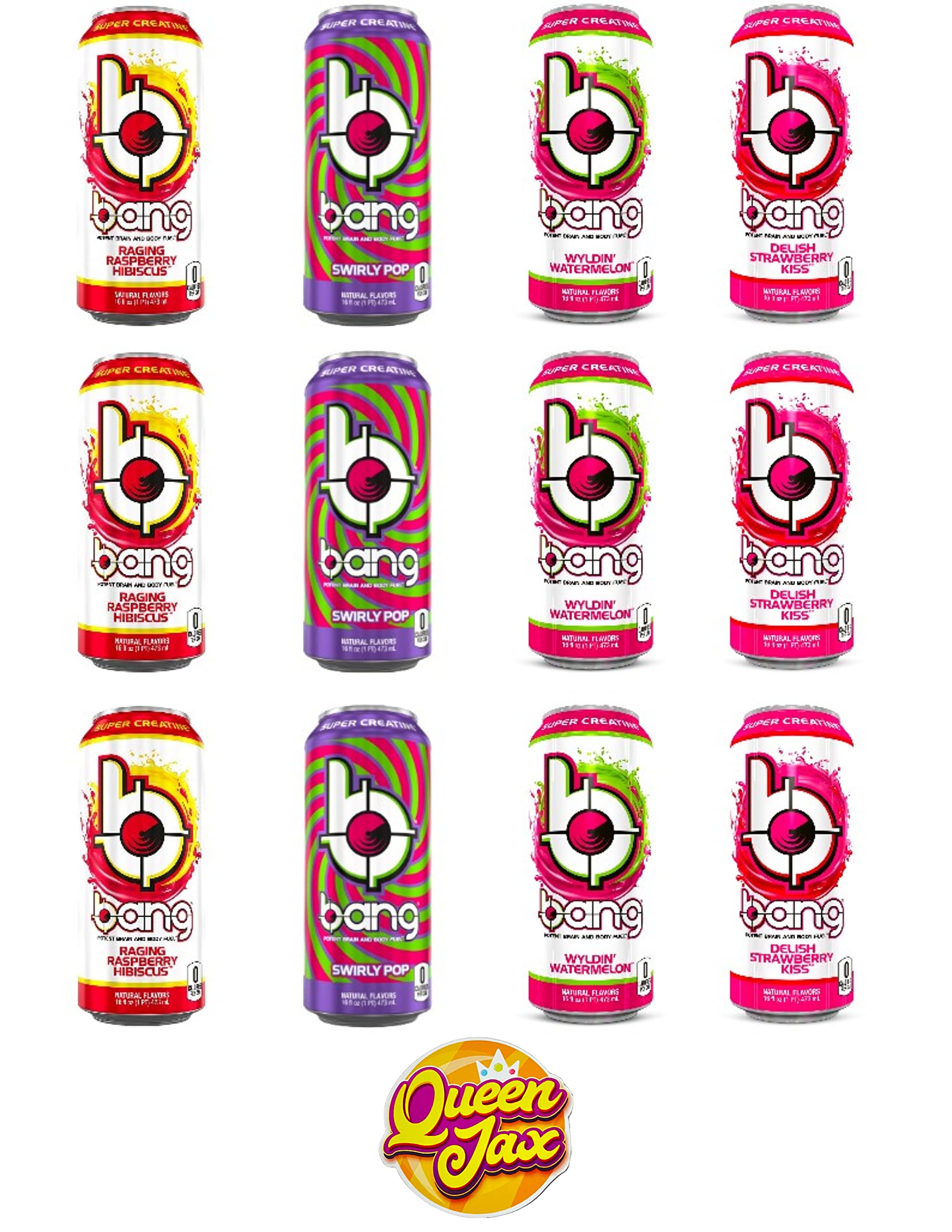 Buy Bang Energy Drink, 0 Calories, Sugar Free with Super Creatine, 4