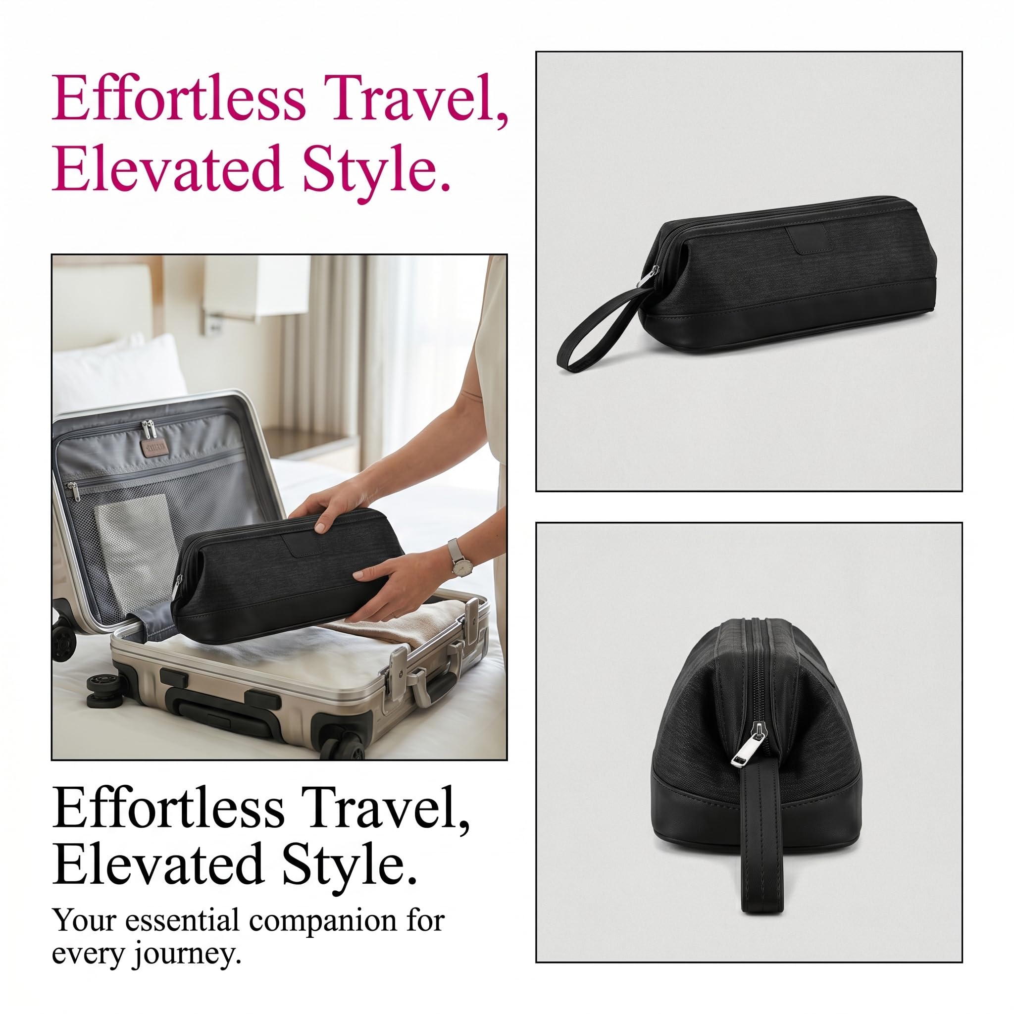 Bolsa de Almacenamiento de Viaje para Secador de Pelo, Funda Plancha Pelo con Asa Portátil Compatible con Dyson Airwrap Styler y Shark Flexstyle, Dyson Supersonic y Rizador, para Viaje