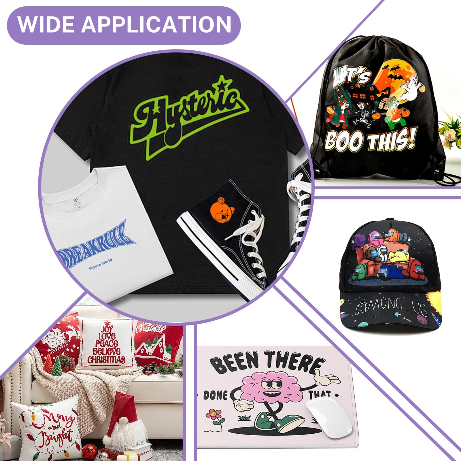 can you use iron on vinyl on jansport backpack HAWERSI 15Pcs Smart Bundle 9.5in x 12in for Cricut Joy Xtra,Quick Matless Cutting,Heat Transfer Vinyl for T-Shirts,Apparel,Backpack & Home Decor,15 Colored HTV Vinyl QualyQualy Foldable Fishing Net GFK Color:FLYING FISH
