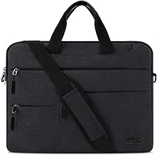 NUBILY - 14-15.6 Inch Laptop Bag Handbag Shoulder Bag Waterproof Business Case for Men Women Laptop Briefcase