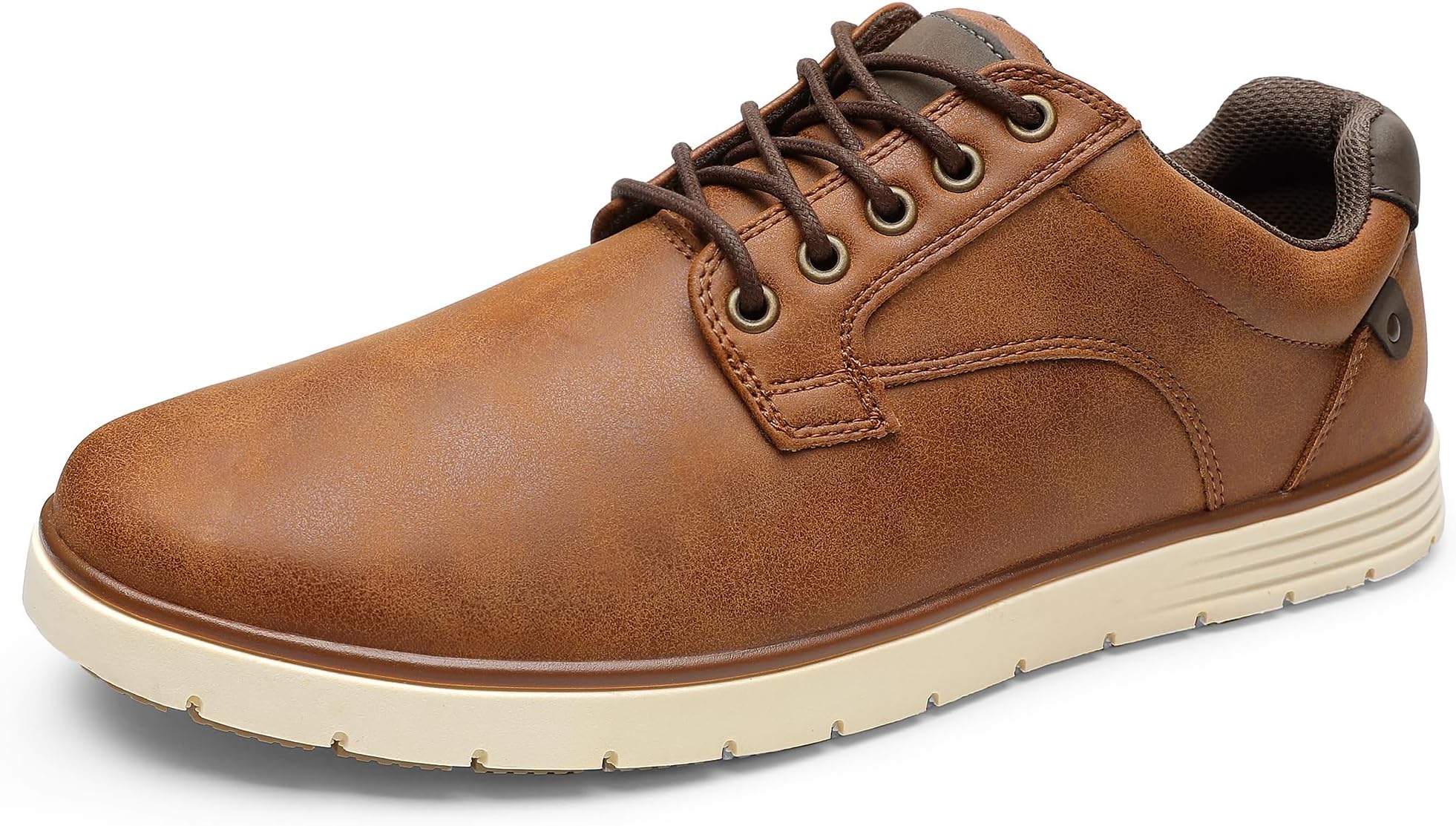 brown leather casual shoes