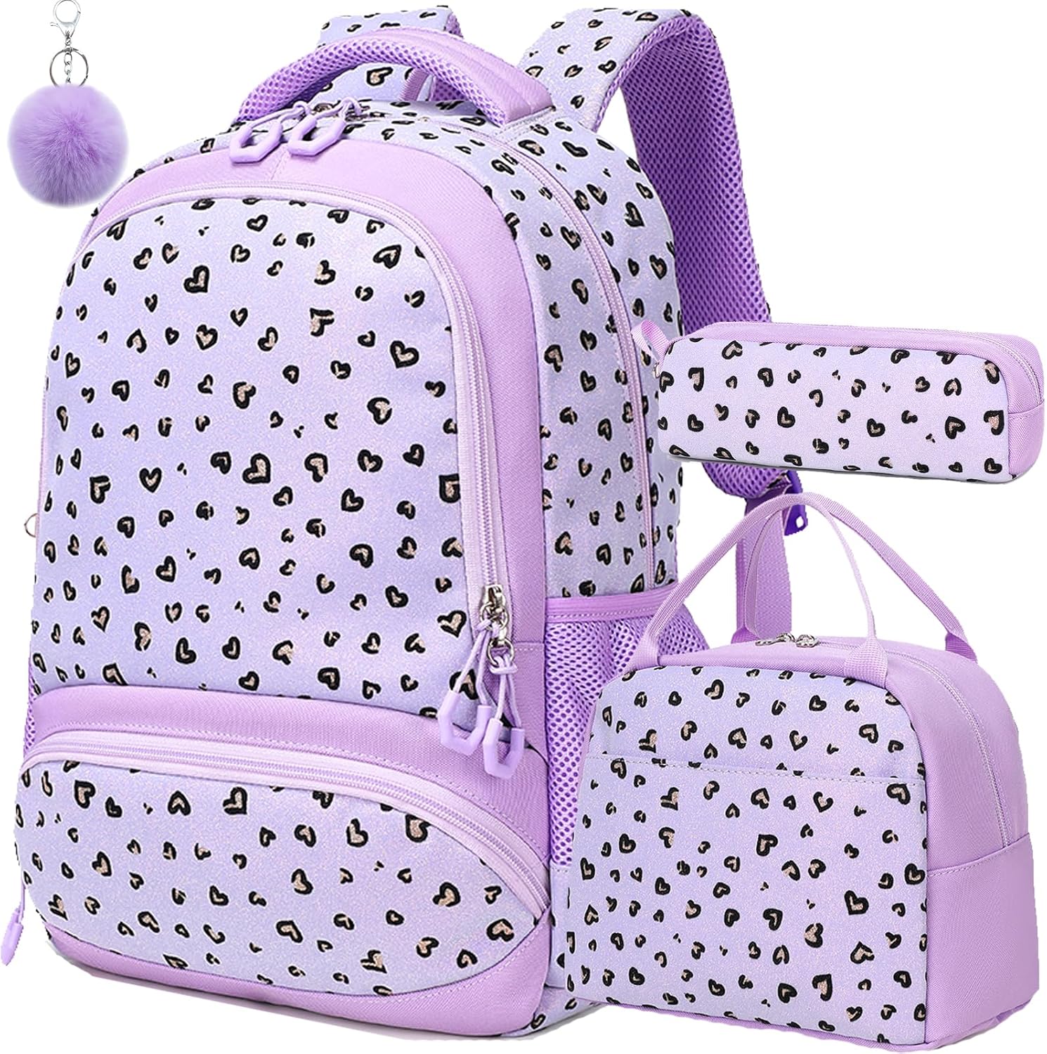 Unicorn Backpack for Girls School Backpack for Girls Unicorn Bookbag School Bag Set for Elementary Back to School