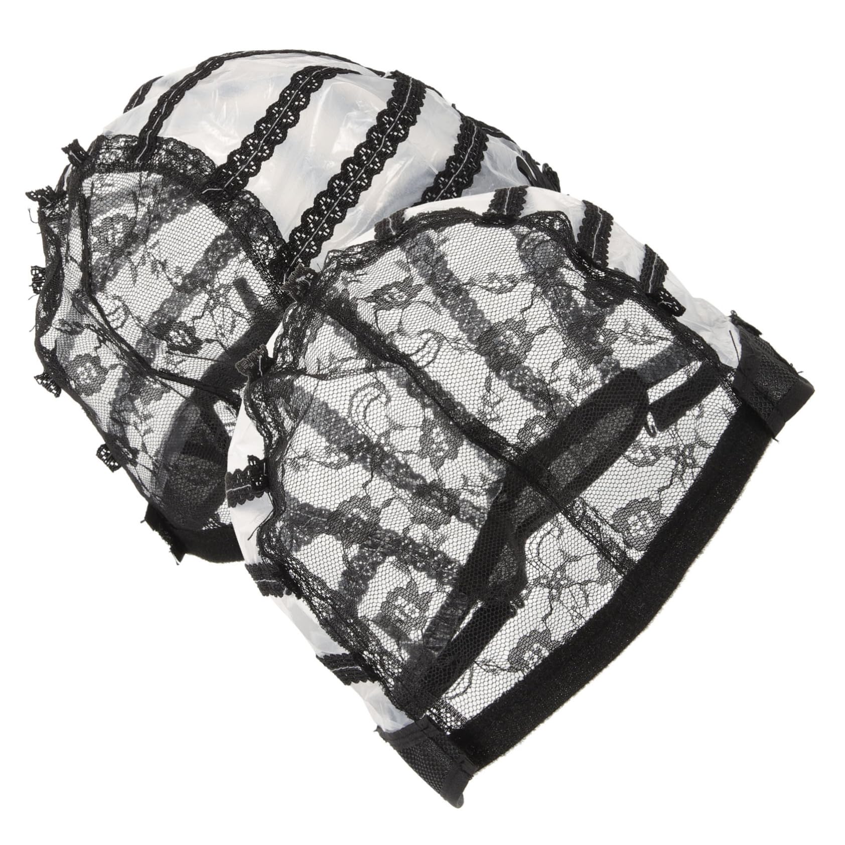 Ipetboom 2Pcs Elastic Wig Mesh Caps for Wig Making Breathable Hair Net Cover Durable Hairdressing Accessory for Salon Use and Special Occasions