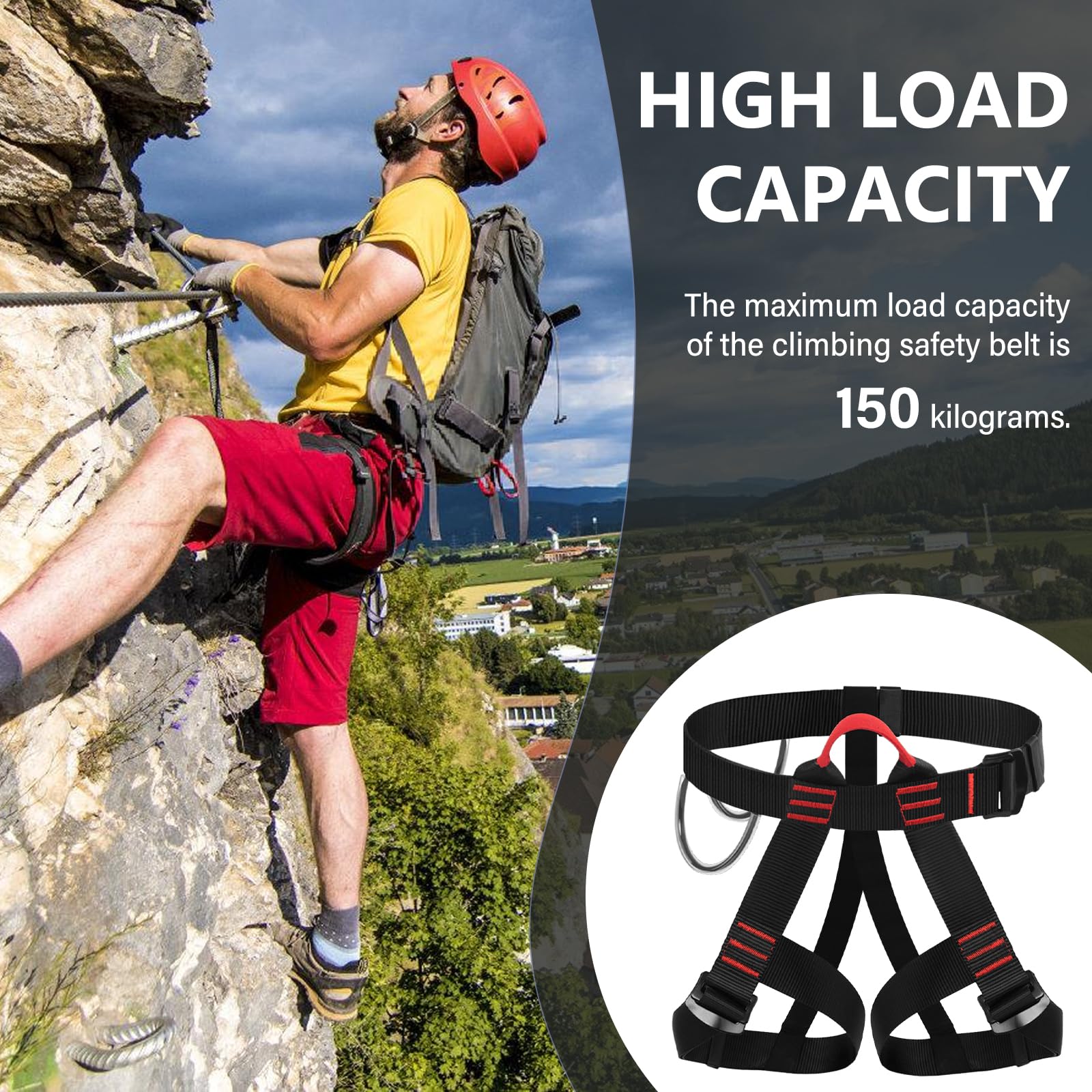 Ceinture de sécurité anti-chute pour escalade et alpinisme