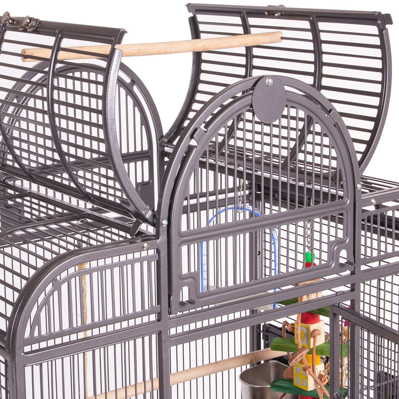 Montana Cages | Sittichkäfig, Käfig, Voliere, Vogelkäfig Mini San Remo - Antik DAS Allround-Talent
