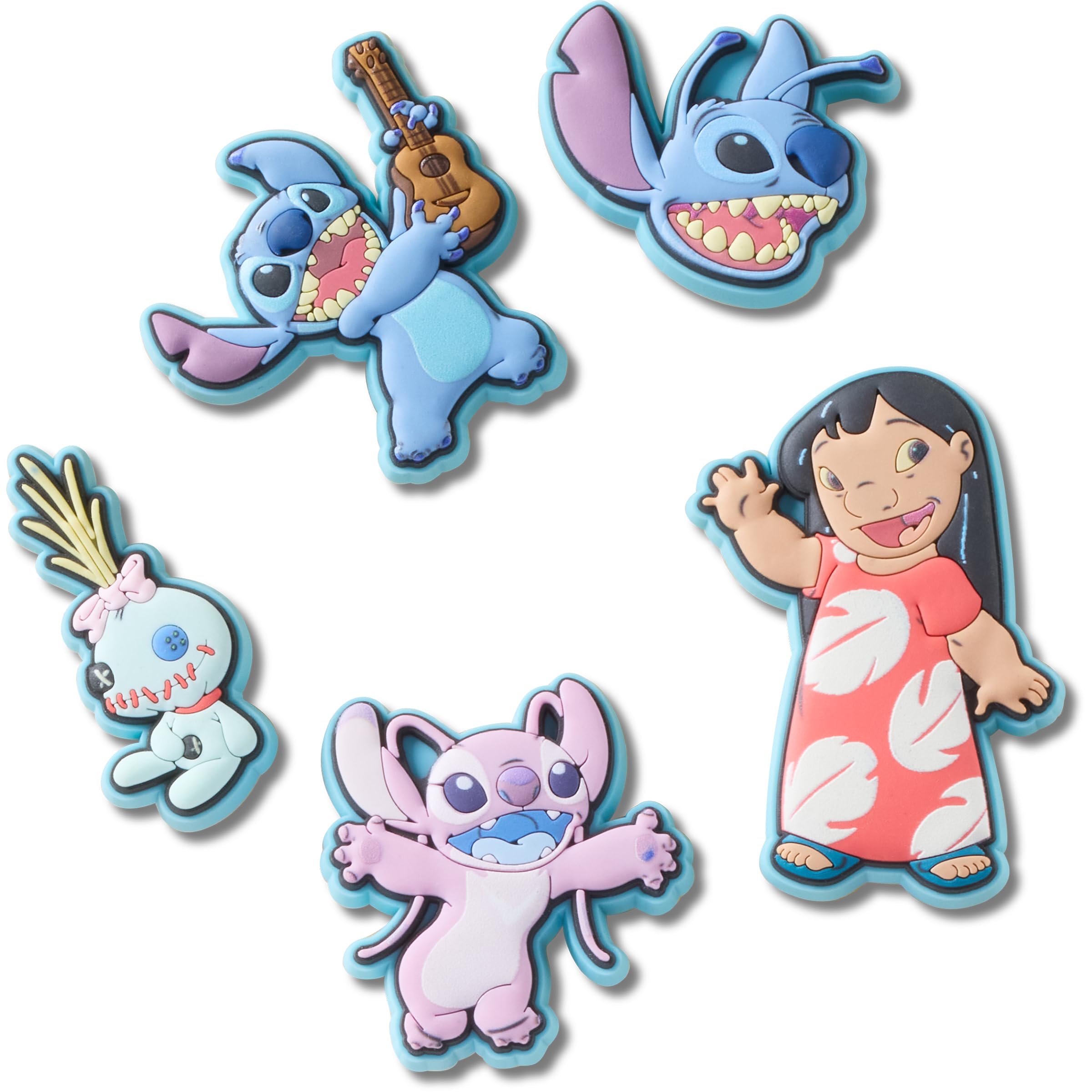 Crocs Unisex Jibbitz Charms, Stitch Refresh 5PK