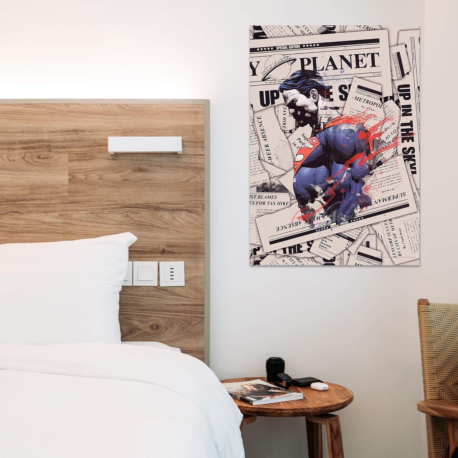 MIGHTYPRINT DC Comics - Superman - Daily Planet – Durable 17” x 24 Wall Art – NOT Made of Paper – Officially Licensed Collectible MP17240498