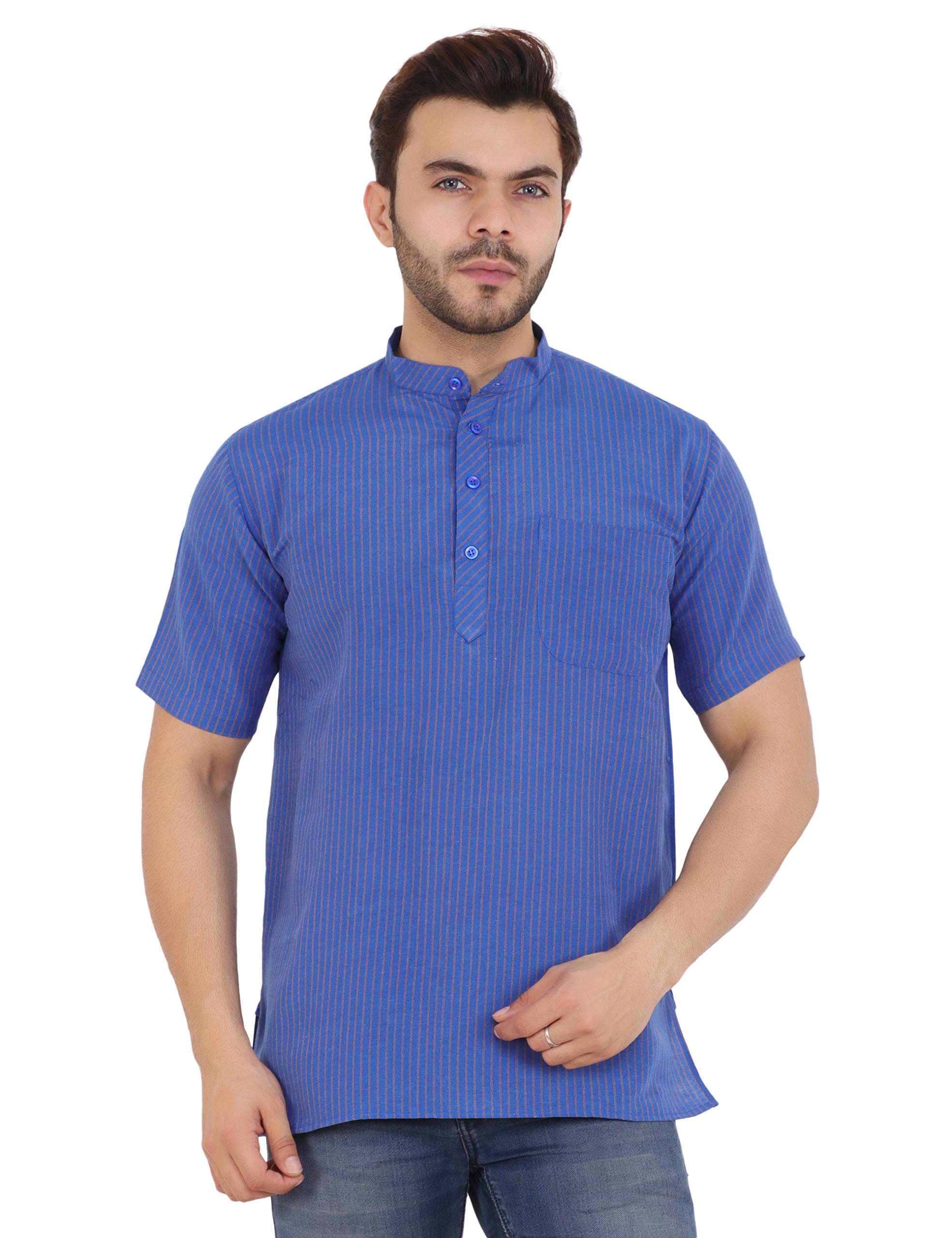 Men's Cotton Regular Kurta-image-22