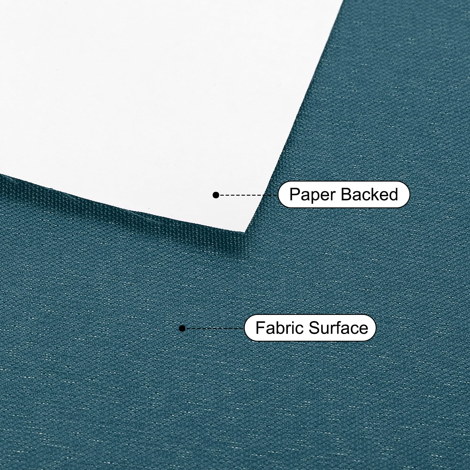 PATIKIL Book Binding Cloth, 51 x 11 Inches Book Cloth for Binding Repairing Fabric Surface Paper Backed Bookbinding Supplies, Dark Blue - Image 3