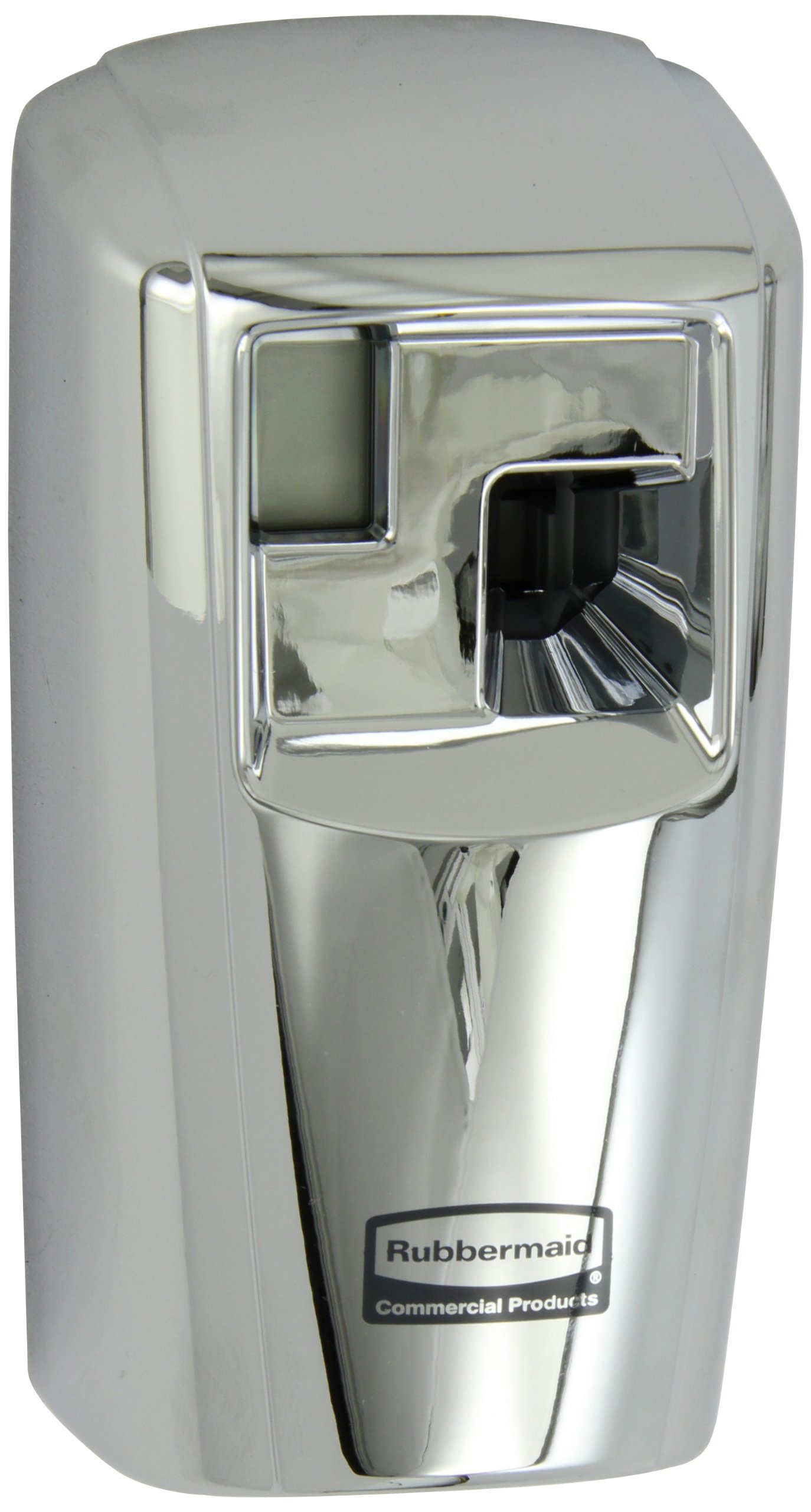 Rubbermaid Commercial FG401278 Microburst 3000 Aerosol Odor Control LCD Dispenser, Chrome, 3.25" Width x 6.63" Height