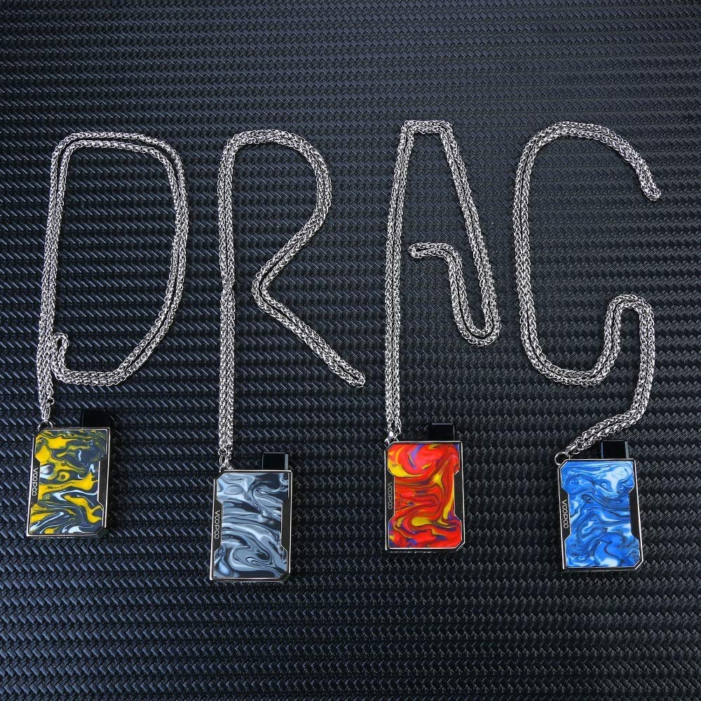 voopoo drag necklace Nano E-Cigarette Set, 2 ml Pod System, 450 mAh Battery, Colour: (Ink) Electronics & Photo FLAVORS:MT35K | Summer Grape kiwi dragon berry The Technology Inside Modern plated steel beaded neck