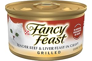 Purina Fancy Feast Grilled Beef and Liver Feast in Wet Cat Food Gravy