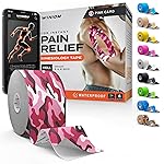 Kinesiology Tape-Incredible Support for Athletic Sports and Recovery + Free Taping Guide-Uncut 2 inch 32 feet Roll (Wild Pink Camo + Free Taping Guide, Pack of 1)