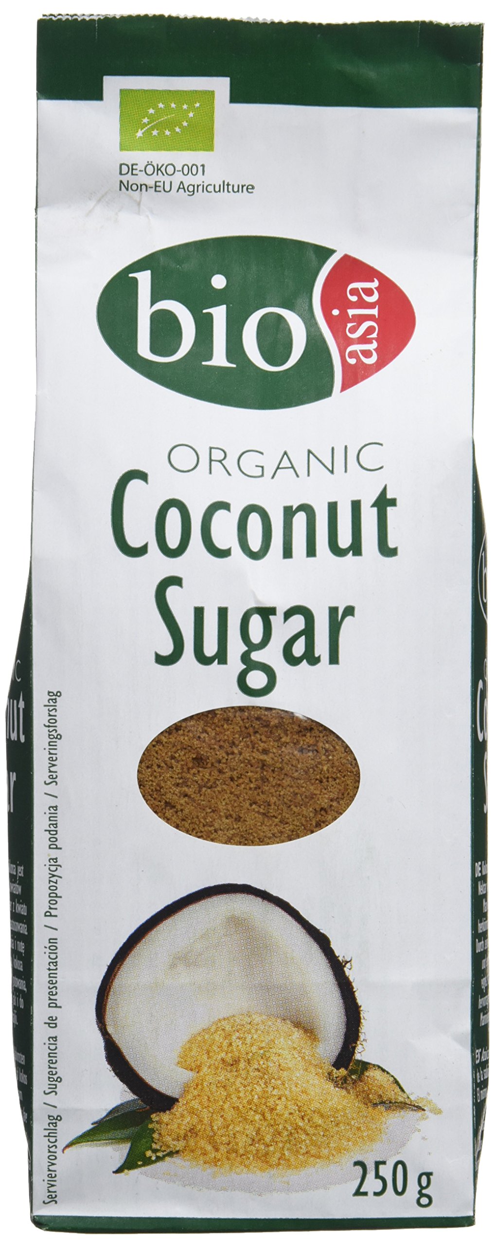 Bioasia Azúcar de Coco, Orgánica - 12 Frascos