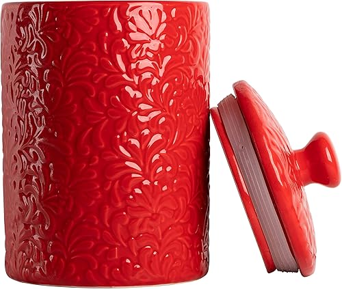 Vista 13 de 10 Strawberry Street Juego de recipientes de cocina con relieve de diamante, juego de 3, azul diamante Diamante azul