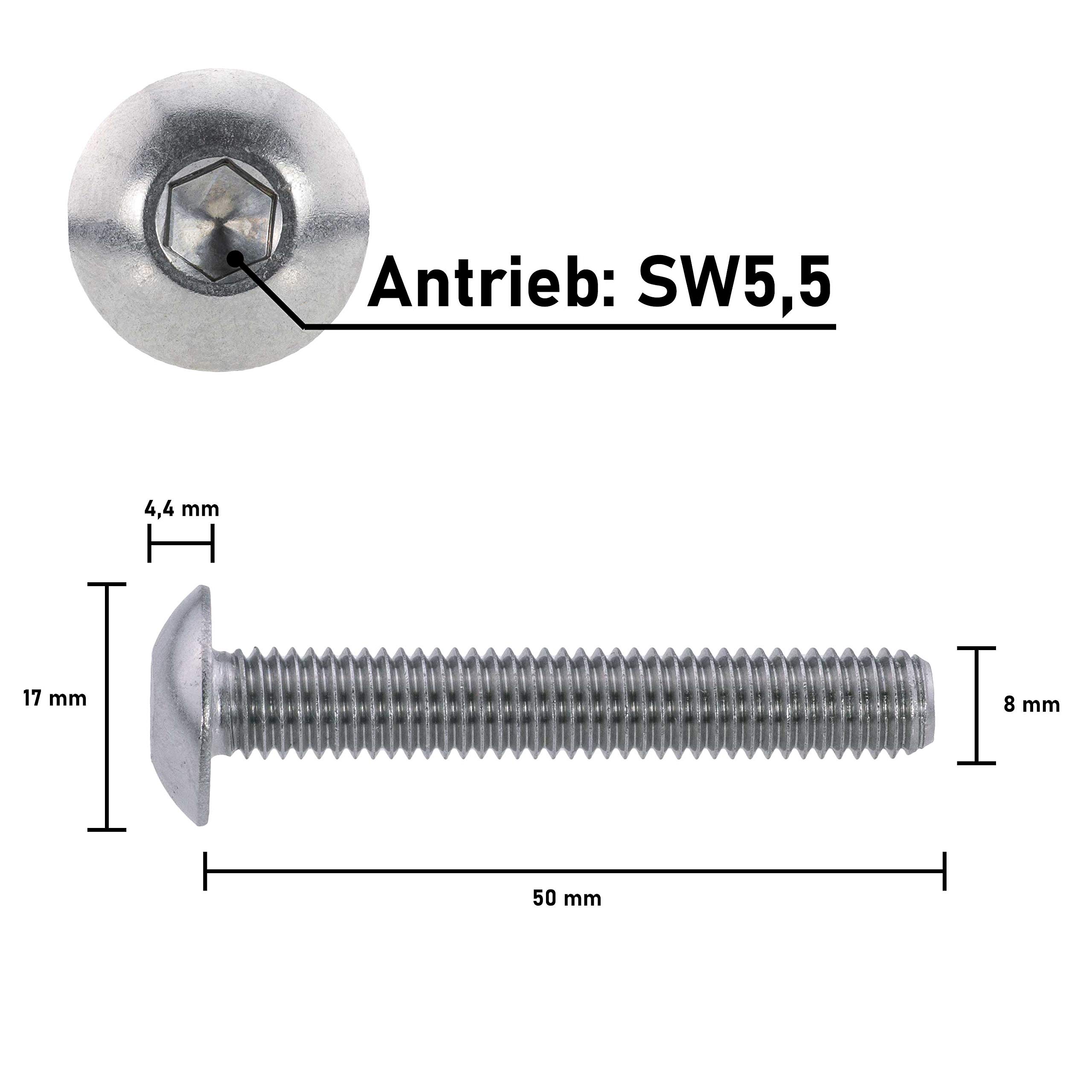 M2x5 Innensechskantschraube DIN 912 A2 - der Slotcarshop