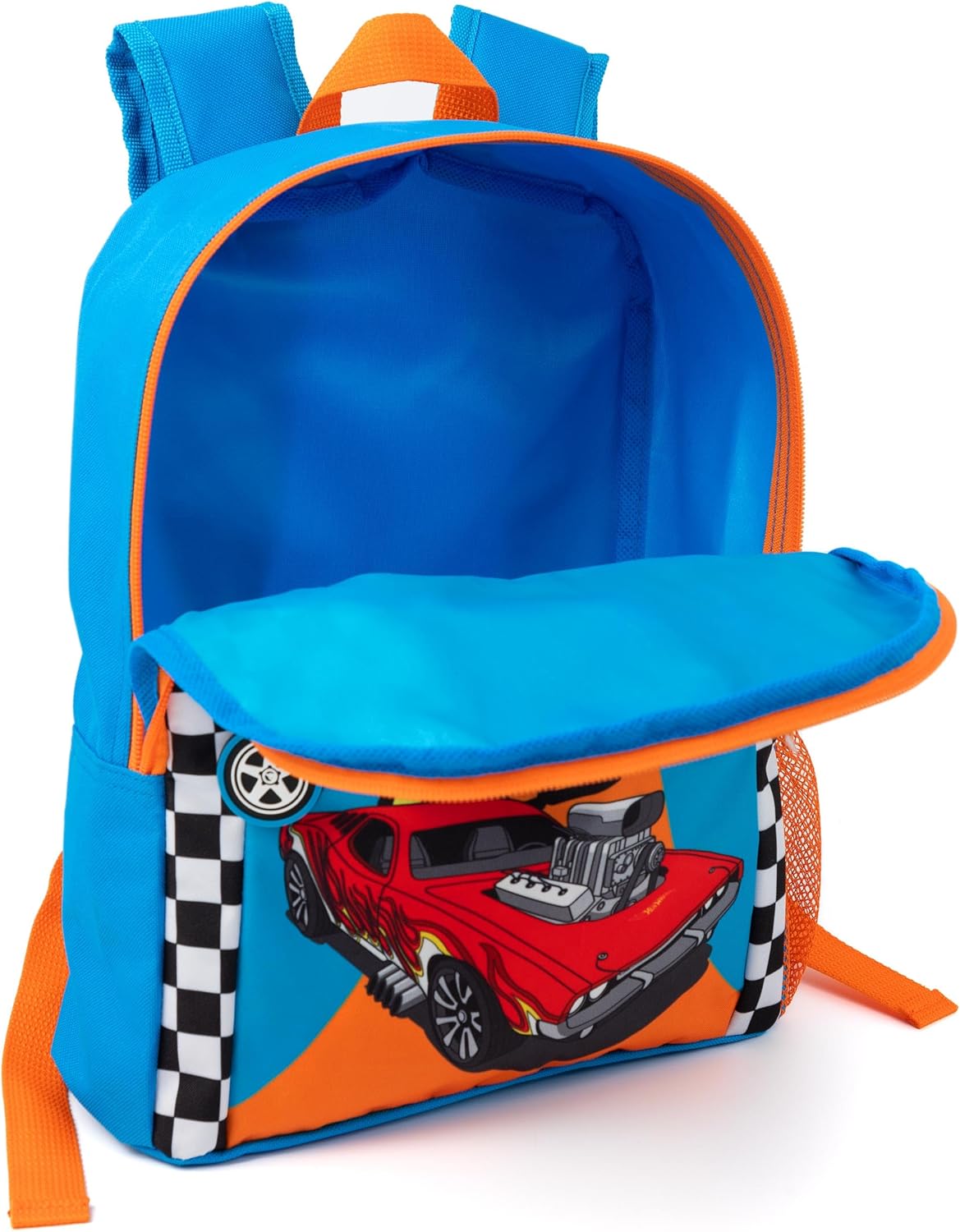 Hot Wheels Kids Backpack | Zoom with Style | Racing Rucksack for Boys | Spacious Main Compartment