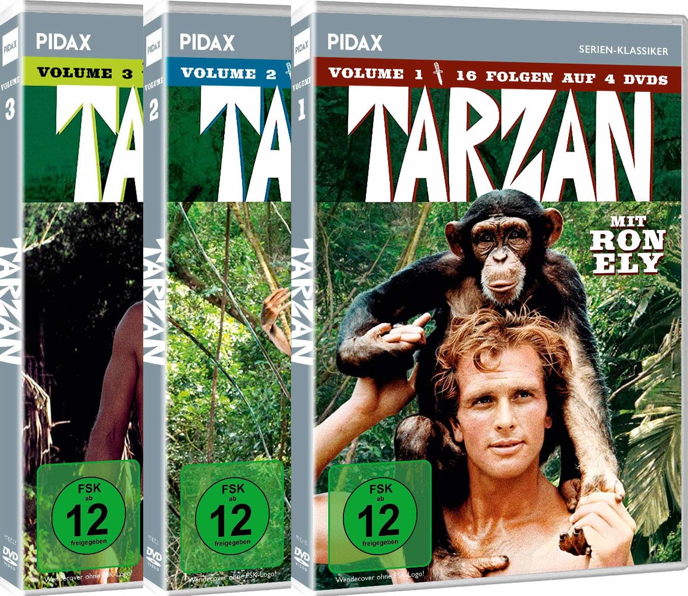 Tarzan - Gesamtedition / Die komplette 48-teilige Serie mit Ron Ely auf 12 DVDs (Pidax Serien-Klassiker)