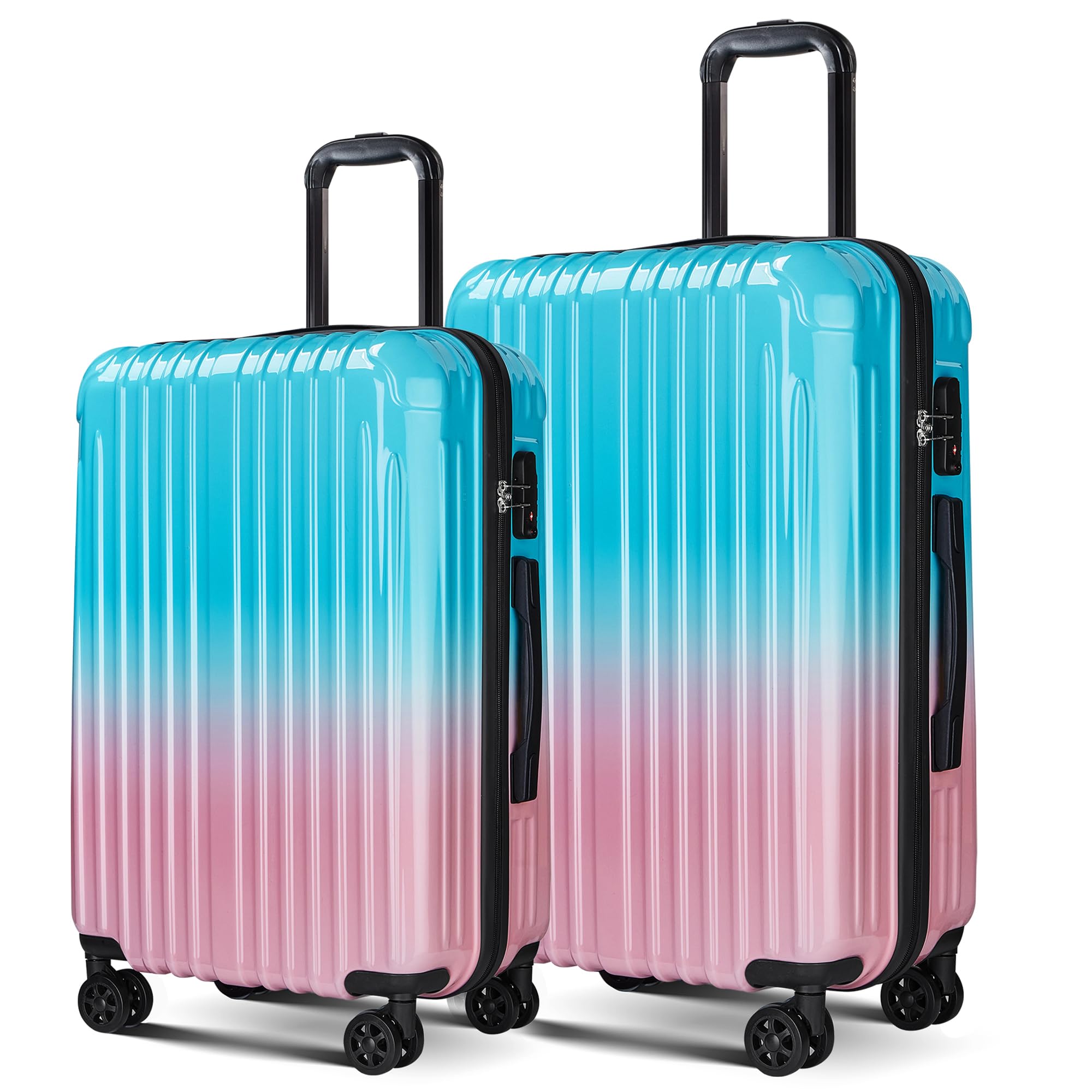 Luggage 2 Piece Expandable Suitcases with Wheels