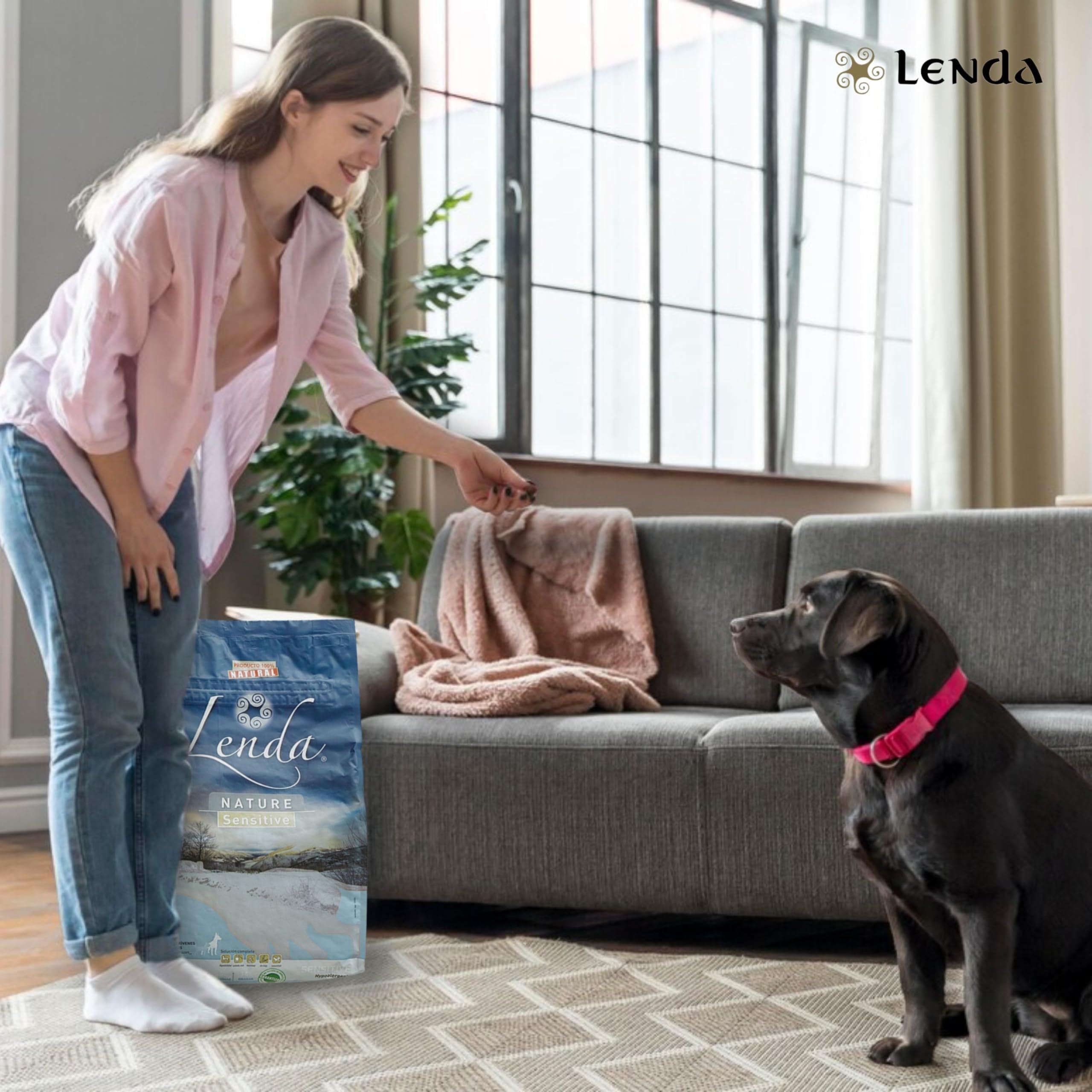 Lenda Sensitive 12Kg - Pienso Hipoalergénico para Perros Jóvenes y Adultos con Alergias Severas o Intolerancias | Pienso Gastrointestinal con Pescado Blanco | Comida Perros Natural y SIN Cereales