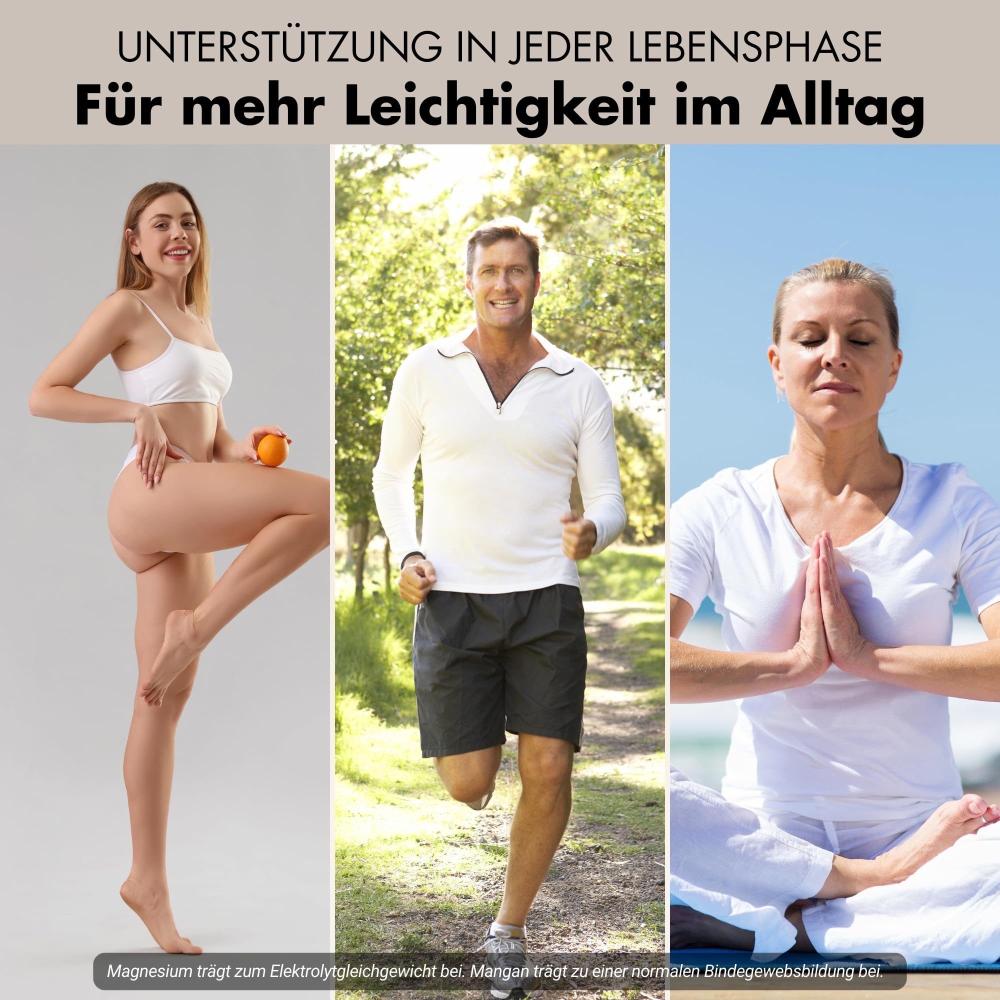 Water Balance Komplex - 180 vegane Entwässerungstabletten hochdosiert für Bindegewebsbildung – Brennnessel Kapseln mit rotem Weinrebenblatt, Rosskastanie, Magnesium & Mangan - vegan & laborgeprüft