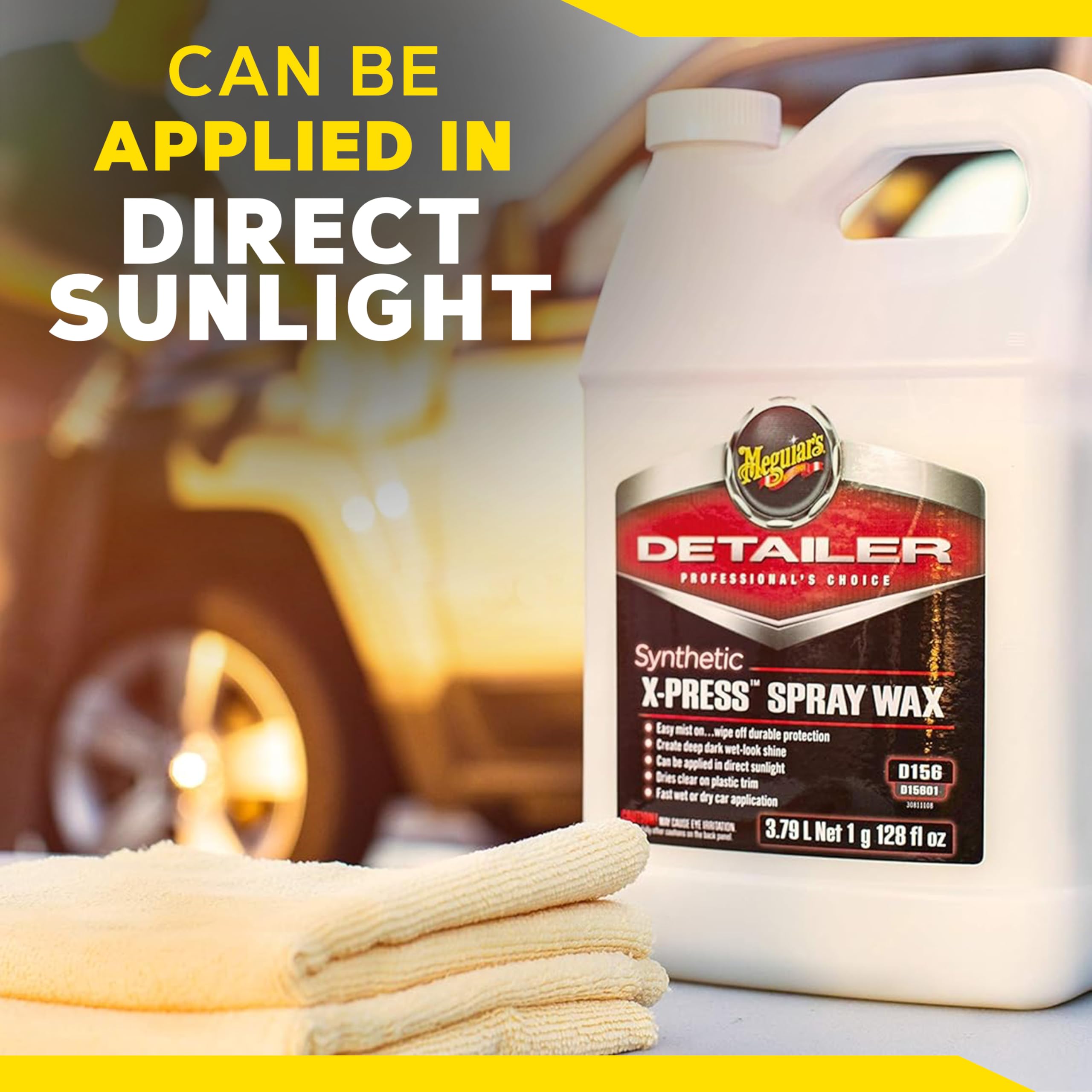 Meguiar`s Synthetic X-Press Spray Wax 3,785 Liter, Fabrik | 0
