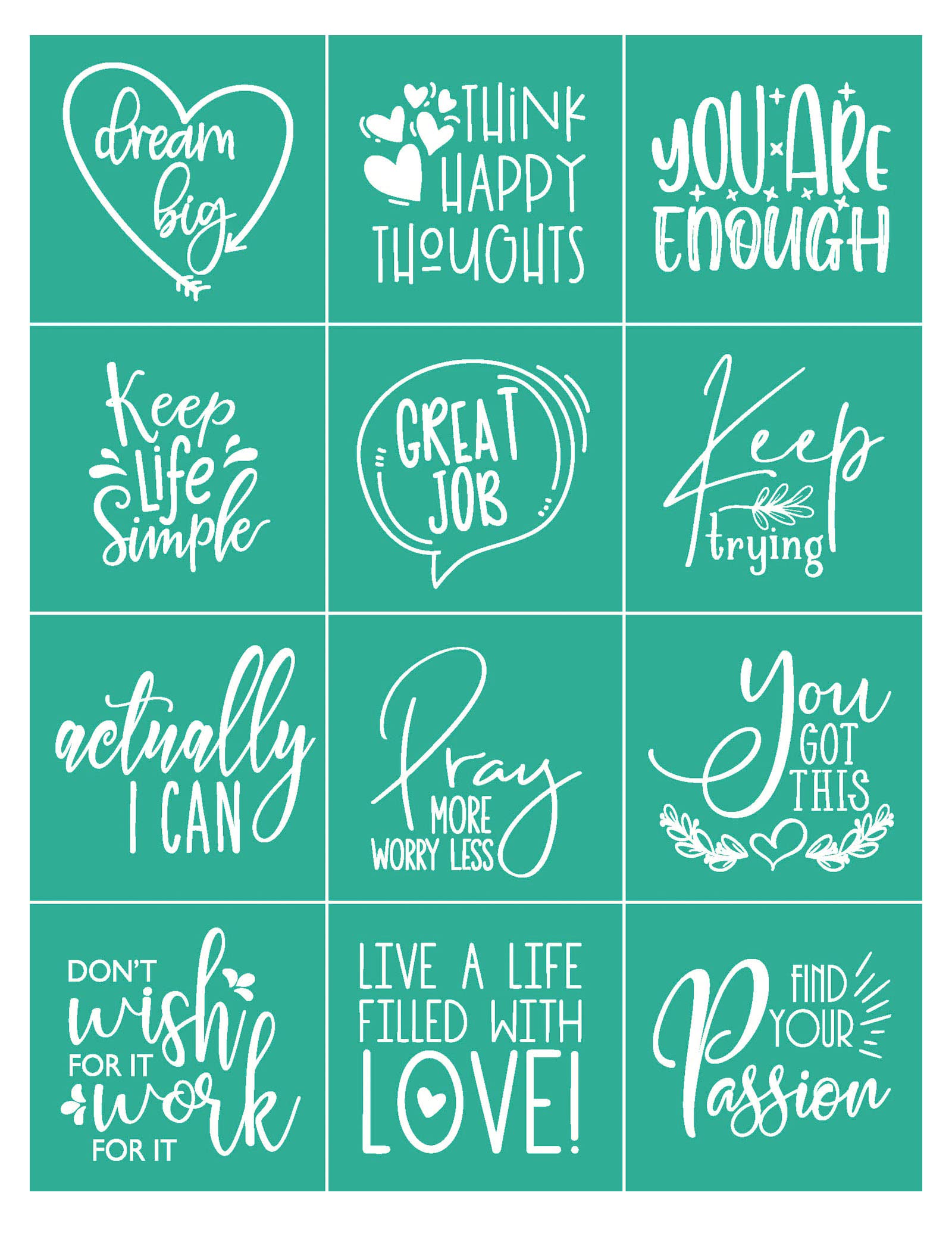 BOOLOOEN Silk Screen Stencils Self Adhesive Reusable Mesh Printing Stencil for Painting on Wood Fabric Chalkboard Home Decor