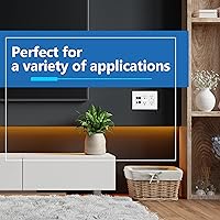 Vista 103 de LIDER LSWP-32M-W10P Placa sin tornillos acabado mate para interruptor, tamaño mediano de 2 segmentos de 4.88 x 4.92", policarbonato termoplástico