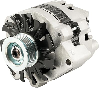 Torchbeam 8165-7N-6G Alternator Compatible with Chevy K1500 C1500 1994-1995 5.7L C1500 1994-1995 4.3L K2500 1994-1995 5.7L 7.4L, 105Amp 12V CW 6-Pulley Groove High Output Alternators