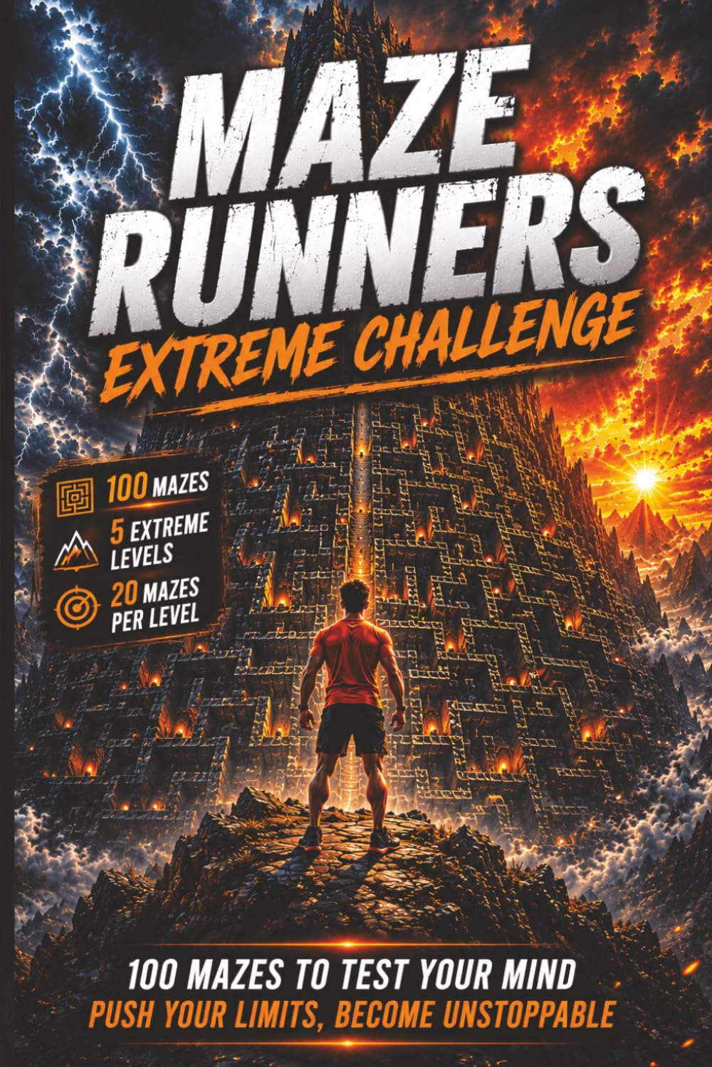 Maze Runners Extreme Challenge: 100 Mind-Bending Mazes for Teens and Adults Across 5 Extreme Challenge Levels