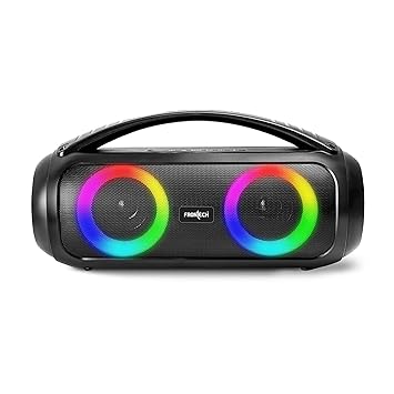 FRONTECH Echo-Boom 252 | 30W Portable BT Speaker | Dual 3” Drivers | RGB Party Lights | TWS & FM Radio | USB/TF/AUX | Powerful Bass | Built-in Handle | 3000mAh Battery | 1 Year Warranty (SW-0252)