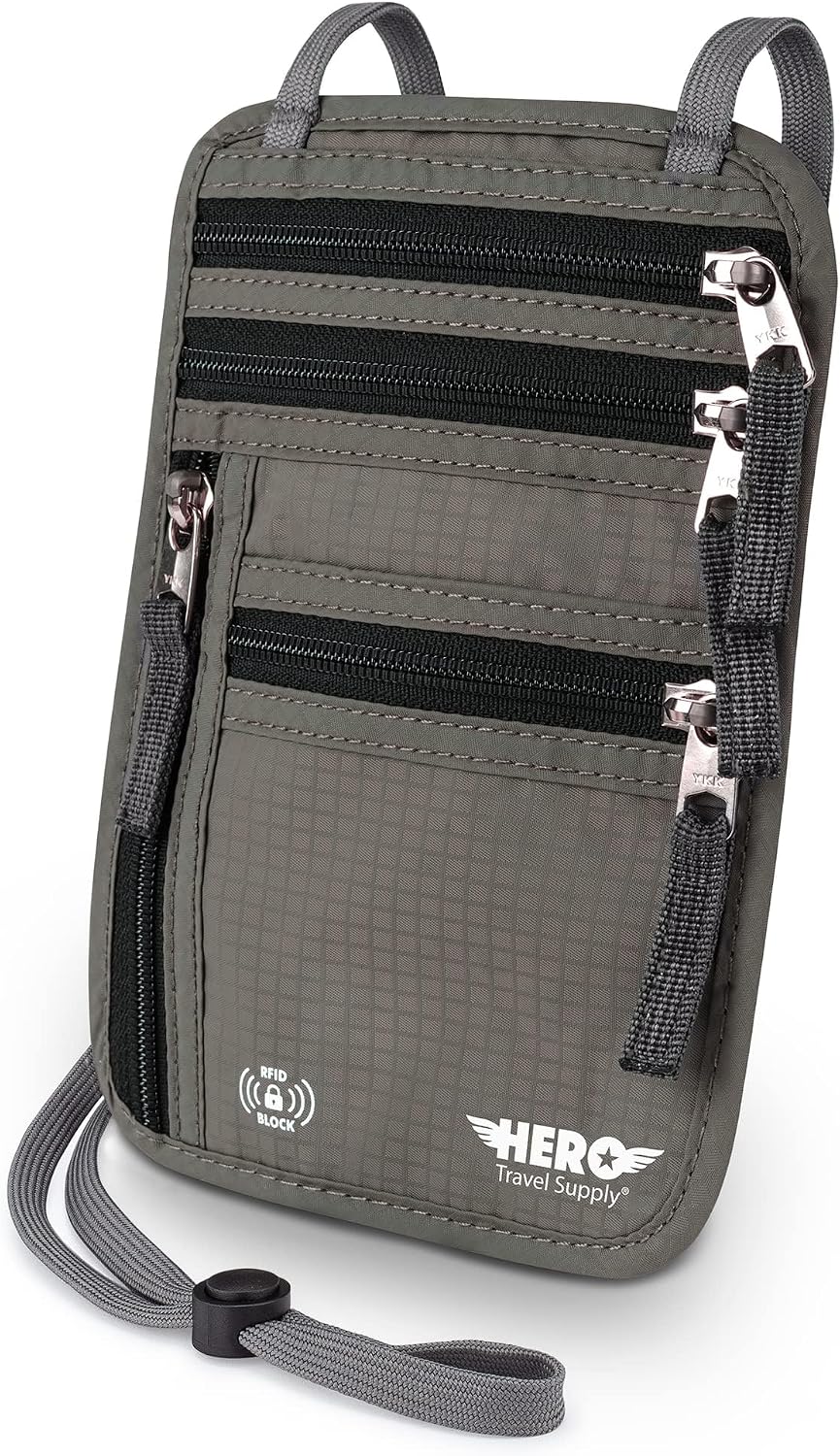 HERO Neck Wallet RFID Blocking