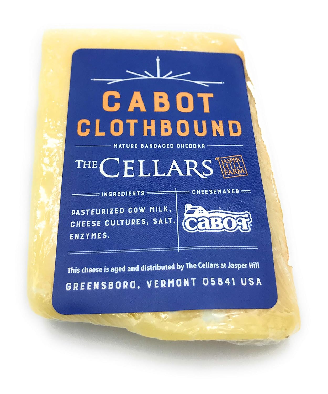 Jasper Hill Farm Cabot Clothbound Cheddar Cubes Grocery & Gourmet Food