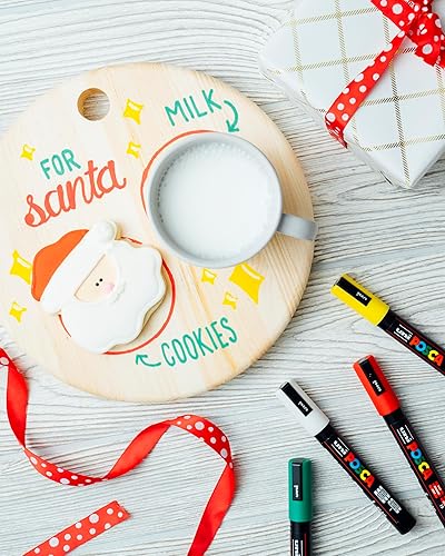 Miniatura 9 de posca Juego de 62 marcadores de pintura surtidos con estuche de transporte, exclusivo juego navideño 350, 1MR, 1M, 3M, 5M, 7M, 8K y 17K