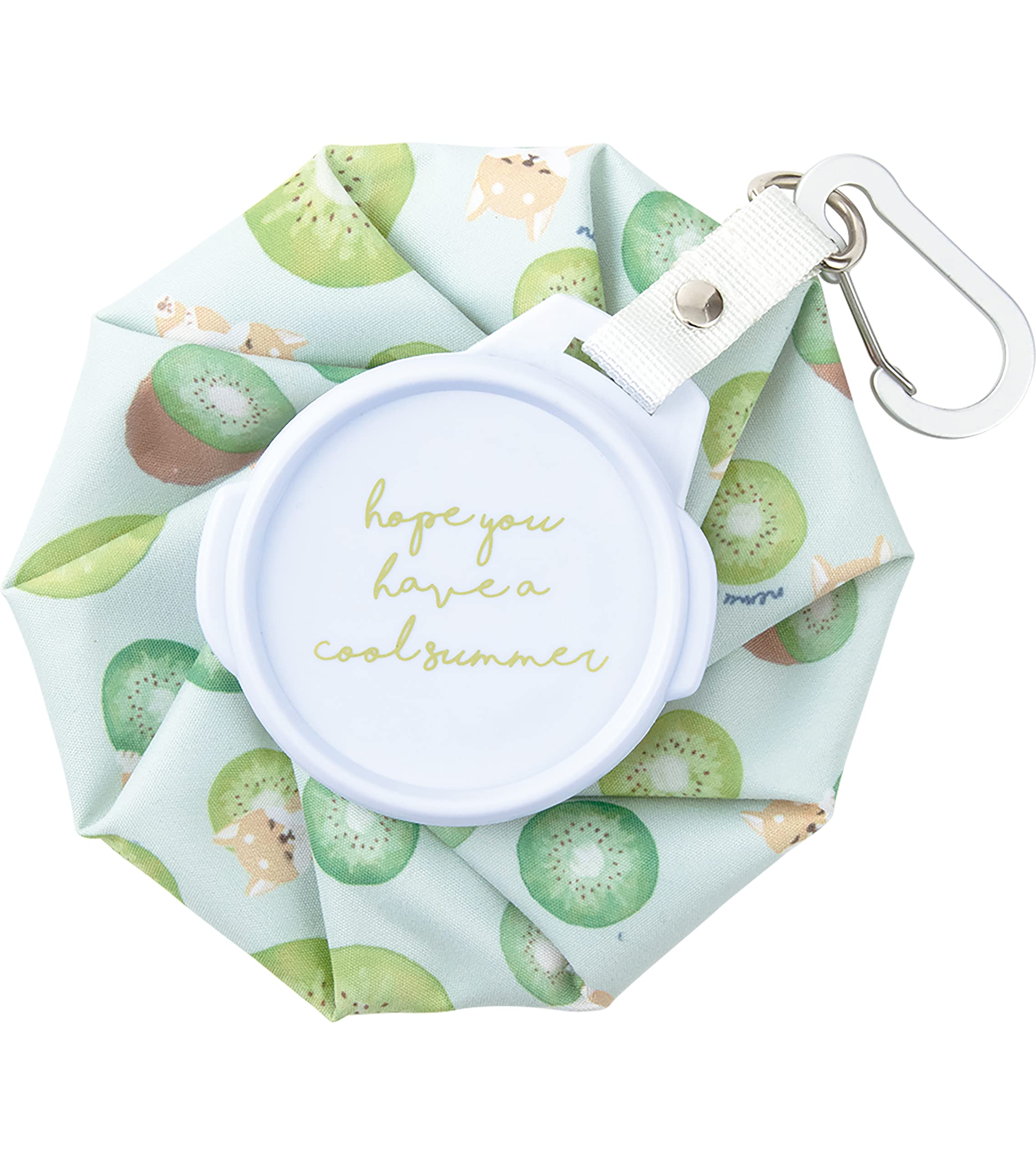 Livheart 94011-03 Ice Bag with Carabiner, Cool for Outings, Shiba Inu, Kotaro (Total Length: Approx. 5.5 inches (14 cm), Outdoor Ice