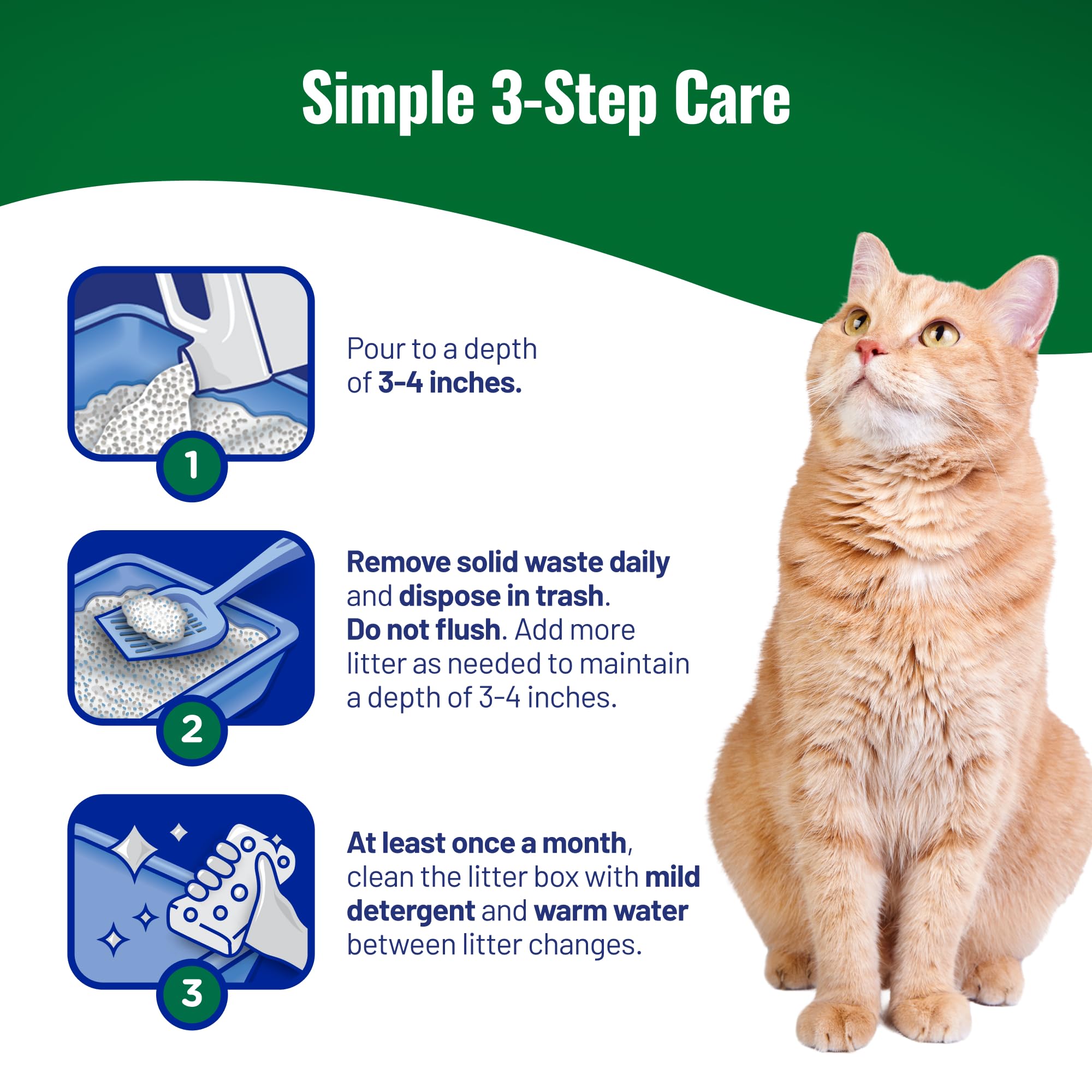 Cat's Pride Natural Care MaxPower - Arena para Gatos hipoalergénica, sin Perfume, Jarra de 15 Libras