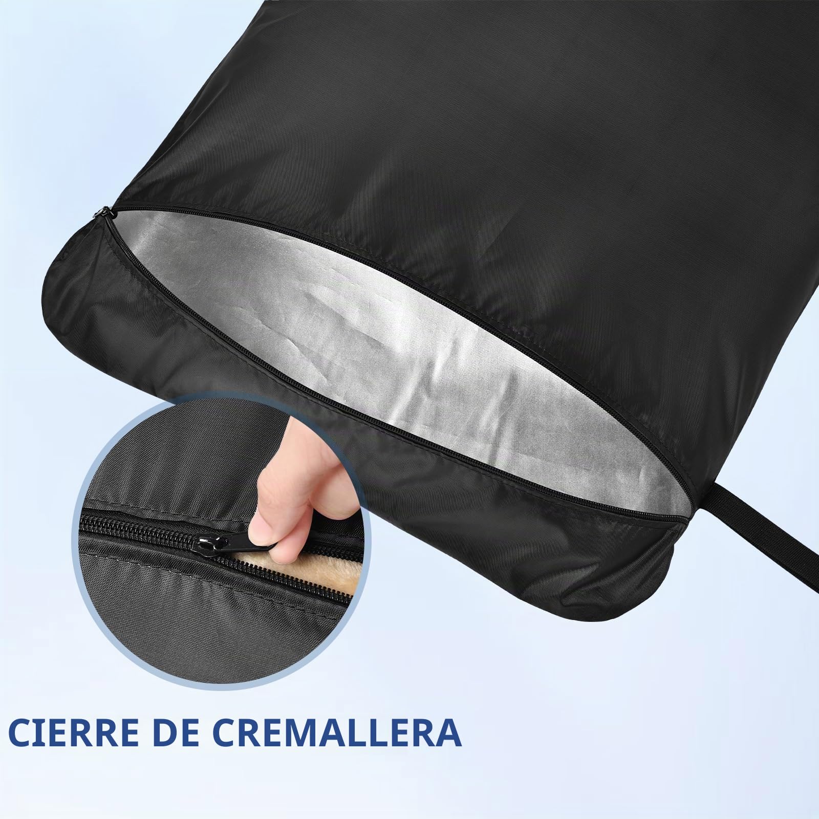 OTraki 2 Piezas Bolsa Ropa Mojada 50 x 60CM Reutilizable con Cremallera Bolsa Almacenamiento Impermeable con Lavadora Wet Bag para Viaje, Seca y Húmedas de Tela para Piscina, Gimnasio, Bebe, Pañales