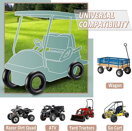 Miniatura 6 de Cenipar Tubos interiores para neumáticos de césped, 16 x 6.50-8, 16 x 7.50-8 pies para carrito resistente, como maletero, tractor, carrito de