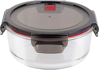 Zwilling J. A. Henckels Zwilling Gusto 39506-004 Gusto Storage Container, Round Shape, 4.9 fl oz (1,300 ml), Glass Airtight, Heat Resistant, Container, Microwave Safe, Dishwasher Safe
