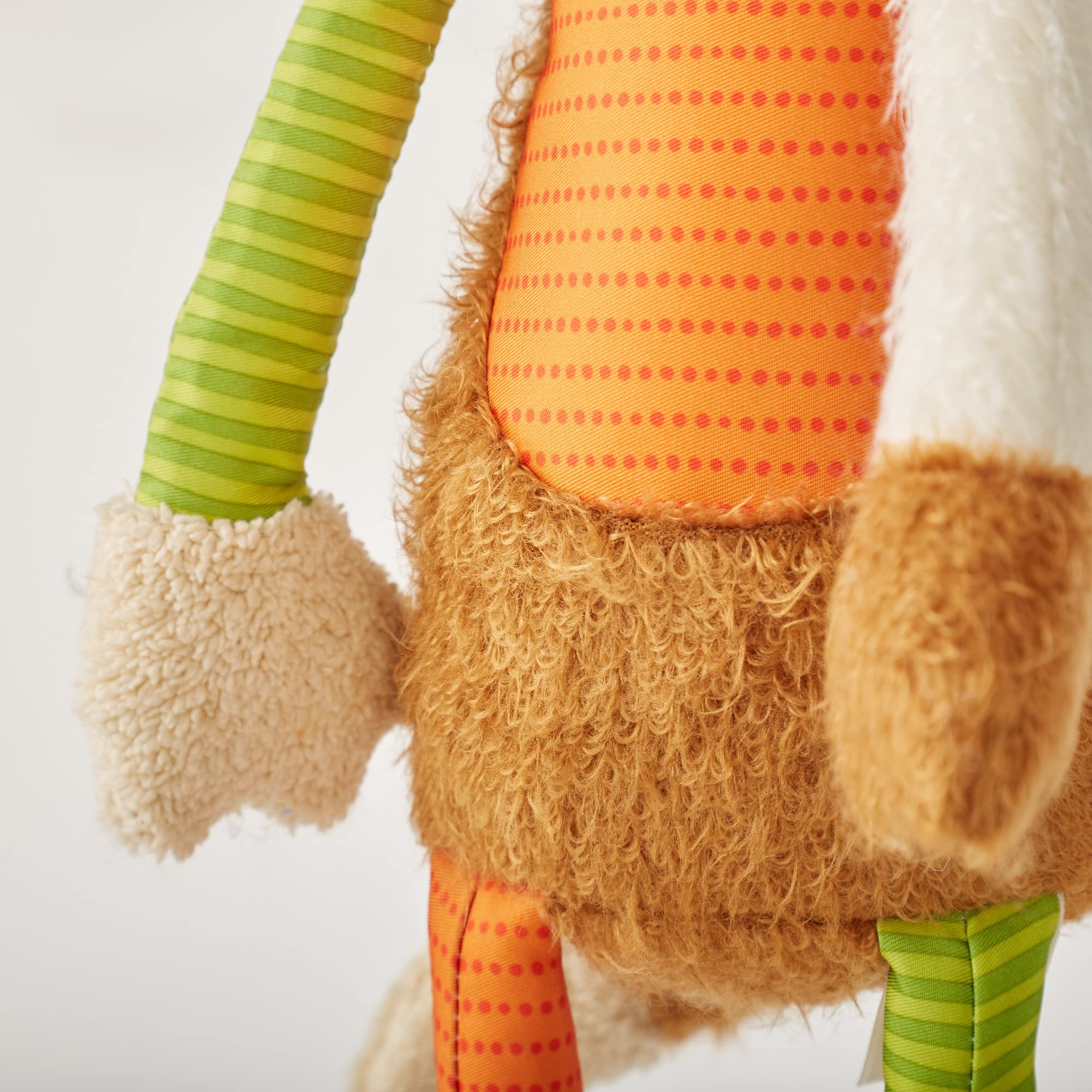 SIGIKID Doudou Raton Laveur Patchwork Sweety - Peluche Douce Pour Bébé (dès 3 Mois), 34 Cm - Cadeau Naissance, Noël