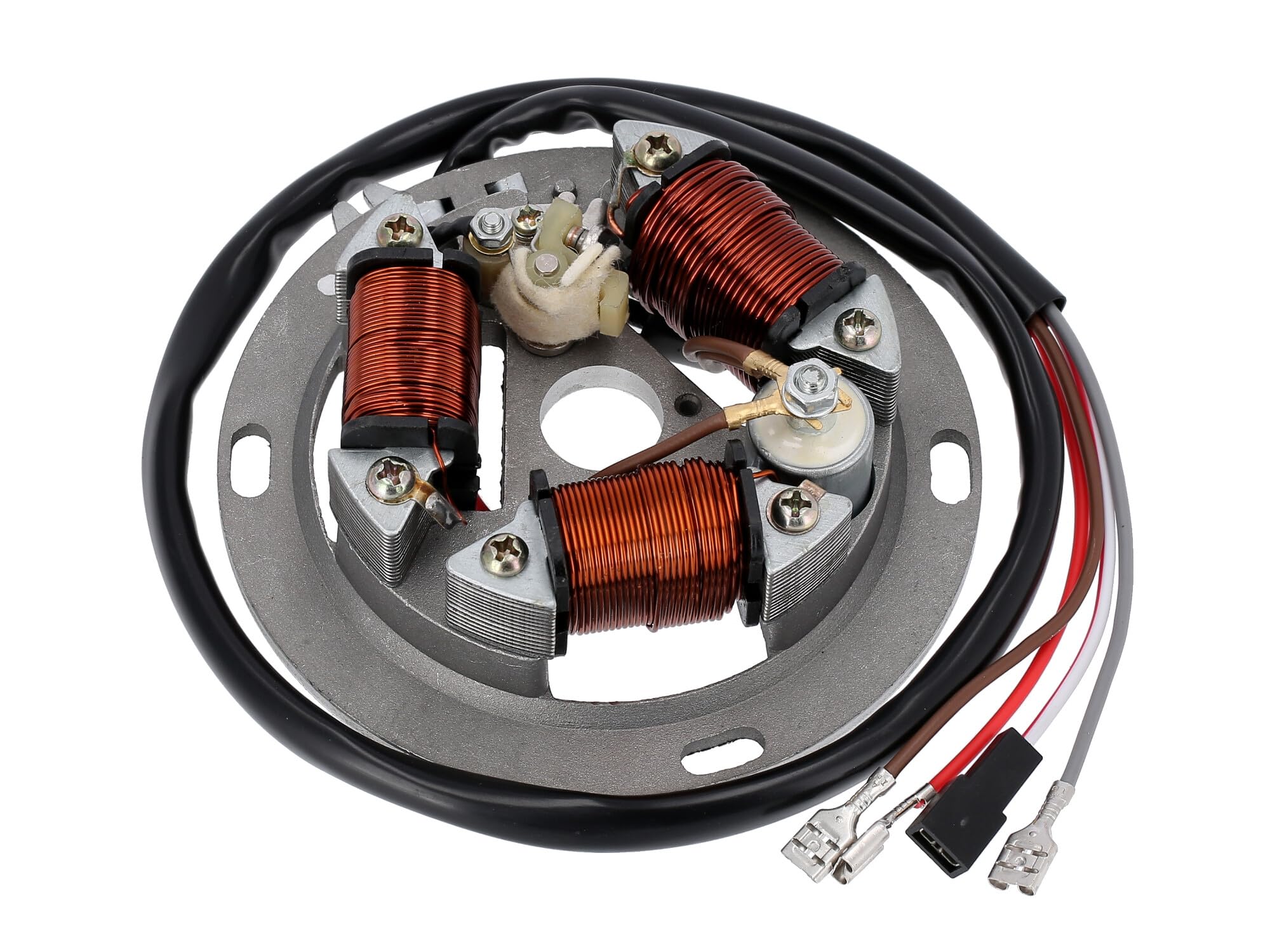 Grundplatte 8307.10-100, 6V Unterbrecher, 25/21W Bilux - für Simson S51, KR